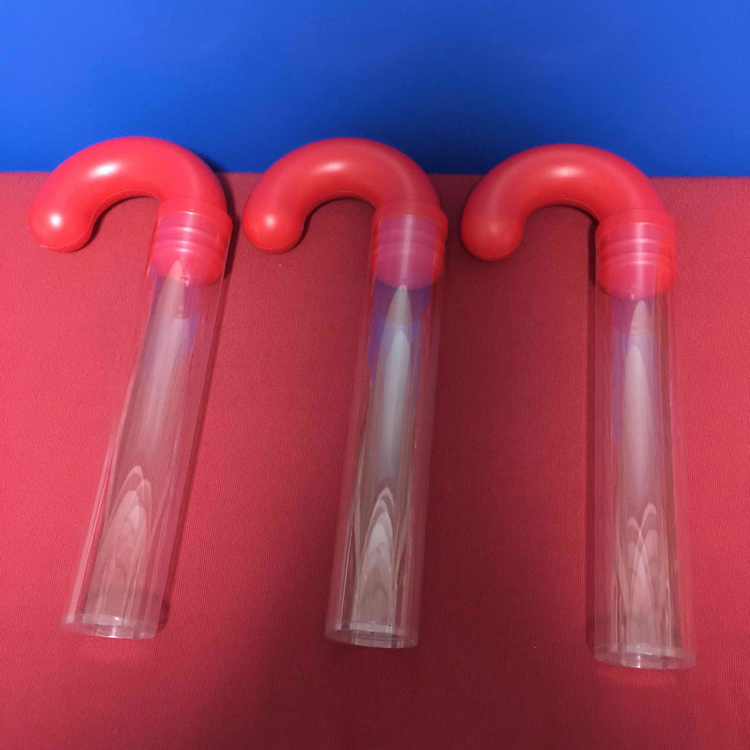 clear plastic candy cane tubes,candy cane tube,clear cane tubes